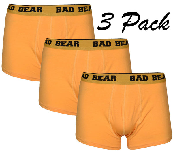 Kids Plain Cotton Boxers - Pack of 3