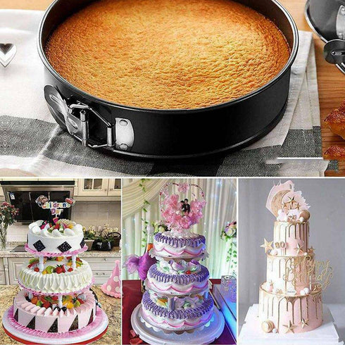 3 Piece Non Stick Springform Cake Tins