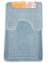 2 Pack Jacquard Bath and Pedestal Mat