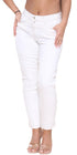 Women’s White High Waist Skinny Jeans