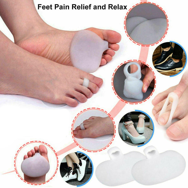 10-Pack Metatarsal Gel Pads – Ball of Foot Cushions