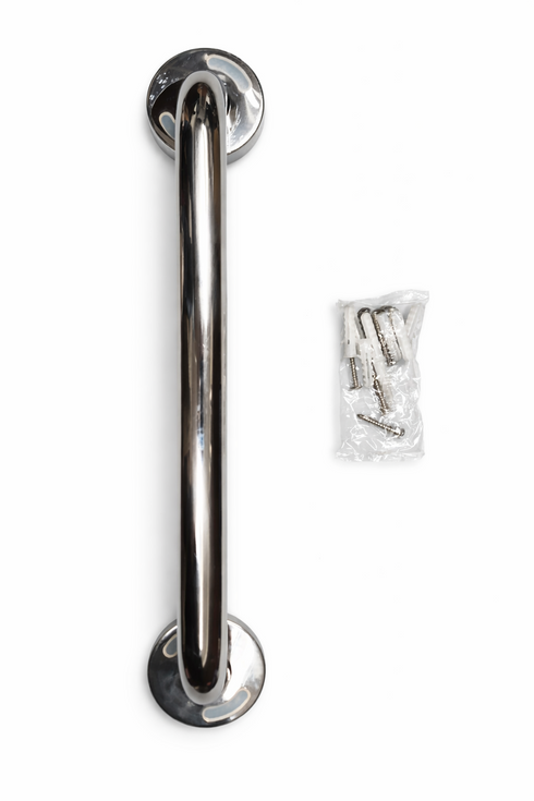 Evekare Classic LED Grab Rail 450mm – Stainless Steel Bathroom Safety Support Bar with Motion-Activated Light