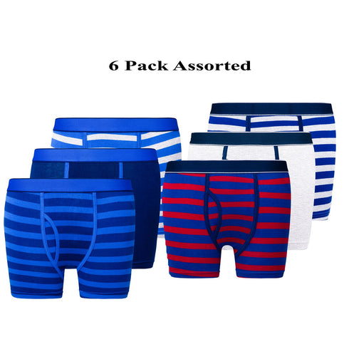 True Face Kids Single Pack Boxer Stripe Assorted AA_K_6PkBXR_2035_STRP_7/8
