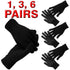 Unisex Thermal Gripper Gloves - 1/3/6 Pairs