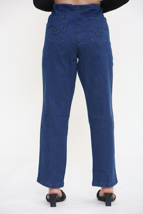 True Face Women's Jeans Straight Indigo BB_W_Jeans_SR231ST_IND_6S