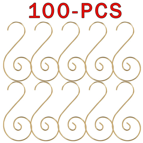 S-Shaped Ornament Bauble Hanging Metal Hooks