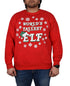 Christmas Fleece Jumper Sweatshirt Cracking