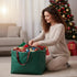 Extra Large Christmas Storage Bag – Heavy-Duty Holiday Decoration Organizer with Zipper & Handles