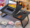 Foldable Laptop Desk Portable Folding Computer Table for Home & Office