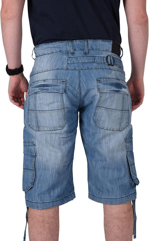 Mens Knee Length Cargo Shorts