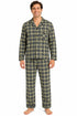 Men’s Check Poly-cotton Pyjama Set