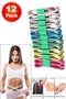 12 Pack Assorted Double Scale Measuring Tape