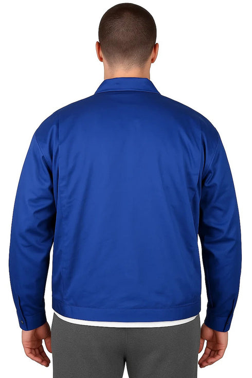 Men’s Polycotton Work Jacket – Tough & Durable, Lightweight, Multi-Pocket Zip-Up for Workwear