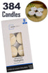 Unscented Wax Tea Light Candles - 12/24/48 Pack