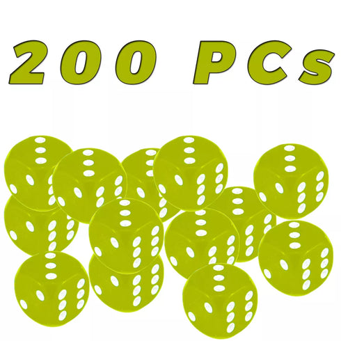 Six Sided Spot Dice for Ludo Monopoly Board Games