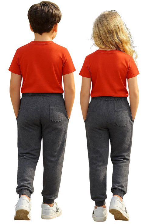 Kids Breathable Fleece Jogging Bottoms
