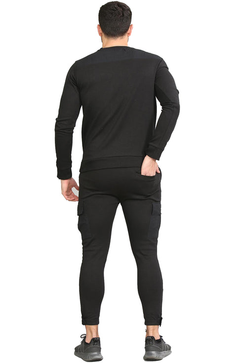 Men’s 2 Pack Tracksuits Small – Black & Grey Clearance Set - From £9.99 Per Unit