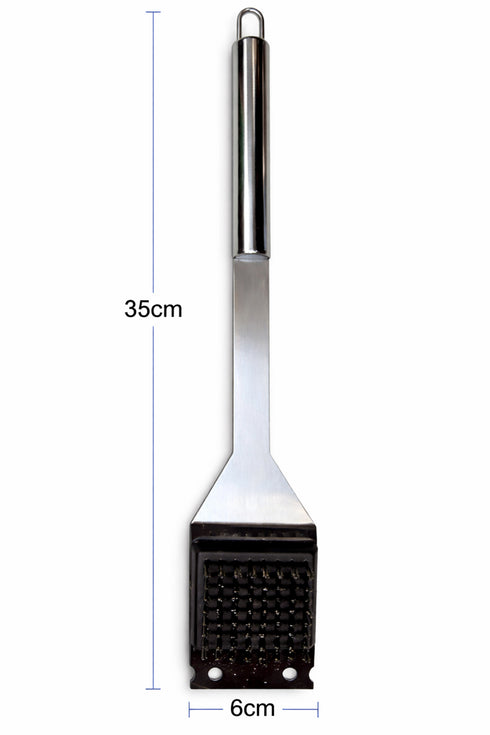 6 Piece BBQ Tool Set with Carry Case – Stainless Steel Grill Utensils