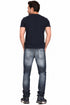 Men’s Slim Fit Faded Blue Denim Jeans