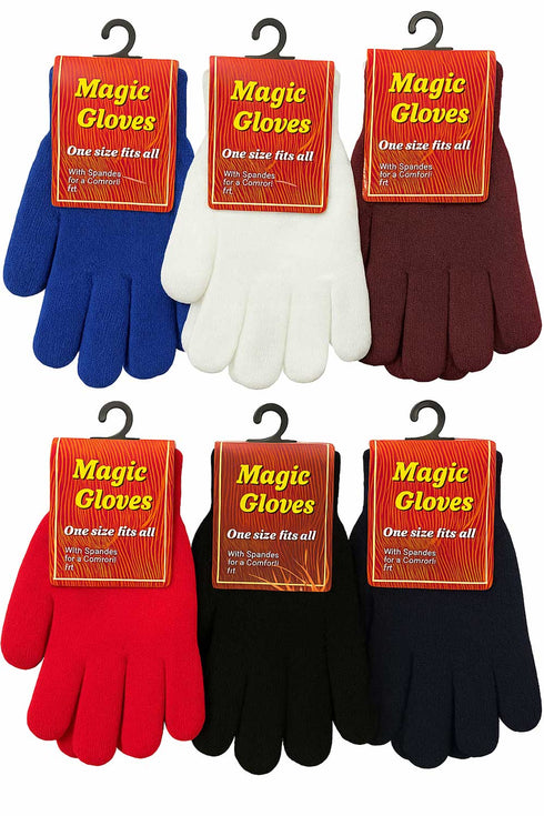 Unisex Spandex Magic Gloves Pair