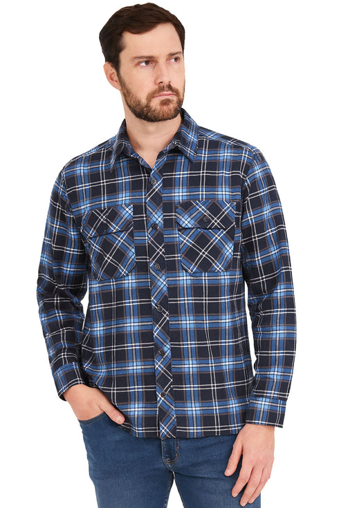 Men’s Classic Button Up Flannel Shirt