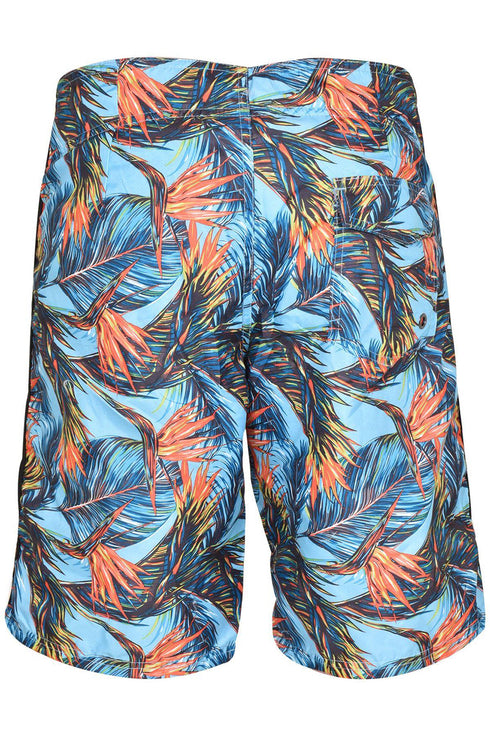 3 Pack Mens Hawaiian Beach Shorts