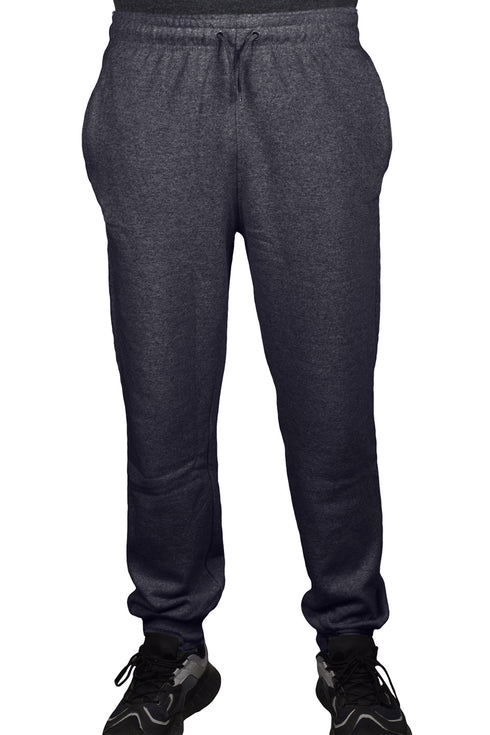 Men Elasticated Drawstring Fleece Bottoms
