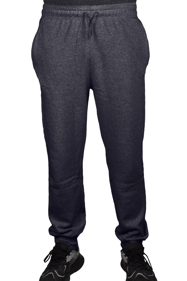 Men Elasticated Drawstring Fleece Bottoms