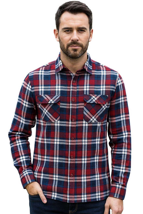Men’s Classic Button Up Flannel Shirt