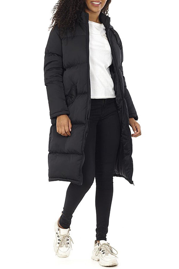 Ladies Winter Long Hooded Jacket