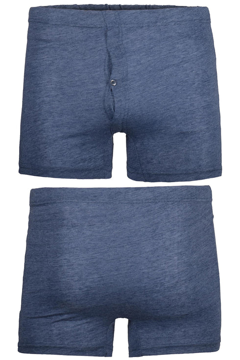 6 Pack Mens Plain Boxer Underwear