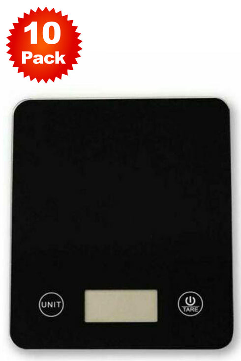 Digital LCD Electronic Kitchen Scale - 10/20 Pack