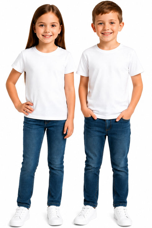 Kids Quick Dry Polyester Short Sleeve T-Shirt