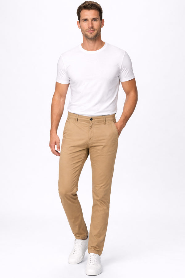 Crosshatch Mens Slim Fit Chino Pants