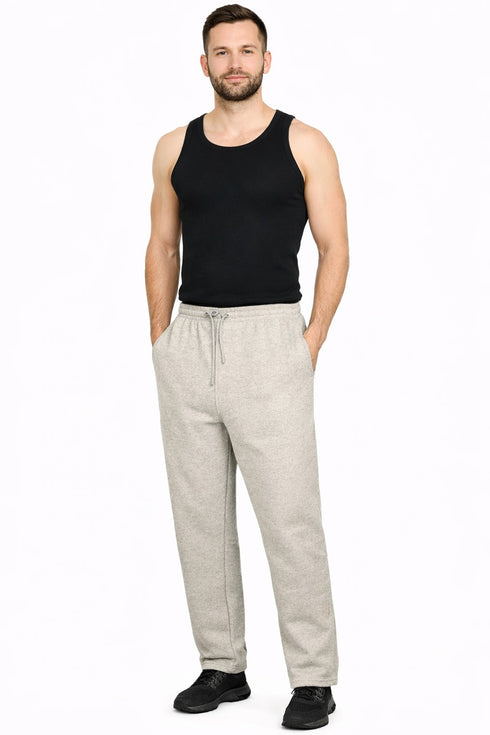Mens Open Hem Jogging Bottom