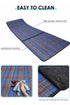Foldable Waterproof Picnic Blanket with Handle – Large Outdoor Tartan Mat for Beach, Camping & Park