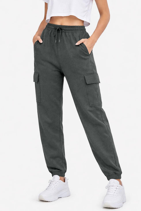 Ladies Fleece Cargo Trousers