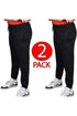2 Pack Kids Plain Jogging Bottoms