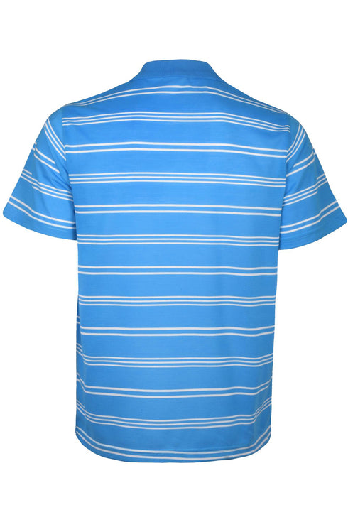 Mens Striped Polo Collar Shirts