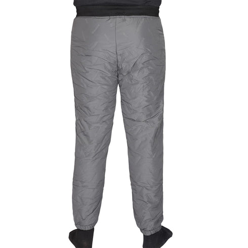 Men’s Winter Jogger Pants – Warm Quilted Insulated Drawstring Trousers with Zipper Pockets