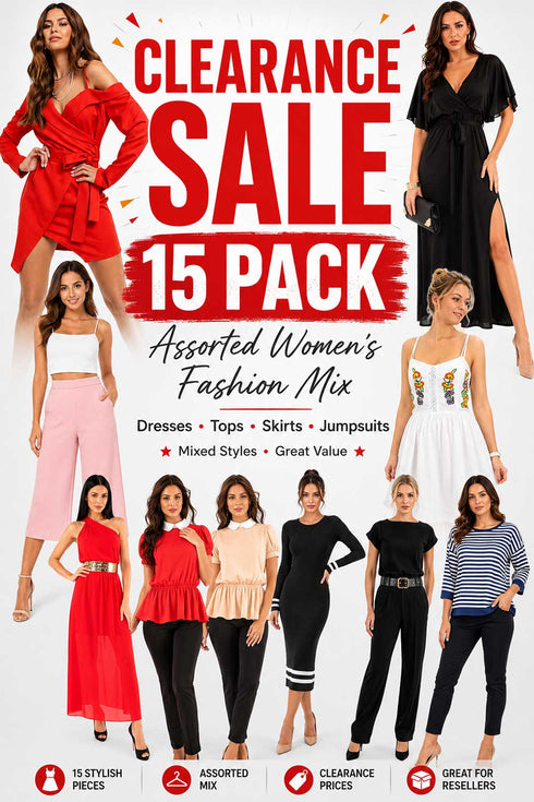 15 Pack Women’s Clearance Fashion Bundle