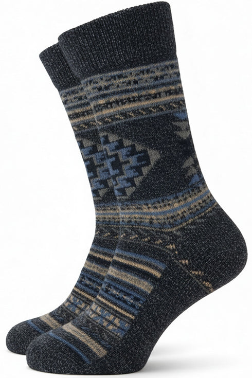 Men's Warm Wool Thermal Socks – Thick, Cozy Winter Socks for Cold Weather