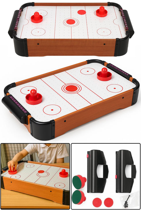 Kids Tabletop Air Hockey Game – Mini Indoor Sports Toy