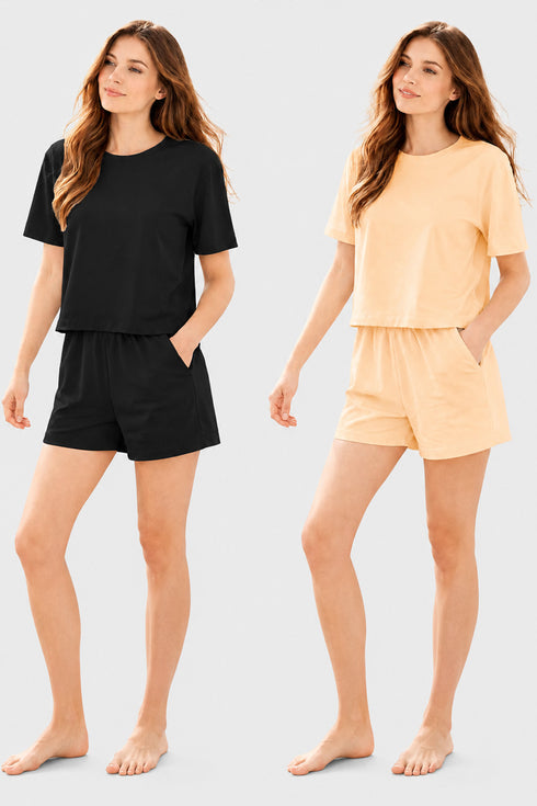 2 Pack Women’s Polycotton Lounge-wear Set
