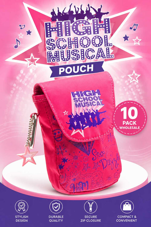 10 Pack High School Musical Pouch - From 59p Per Unit