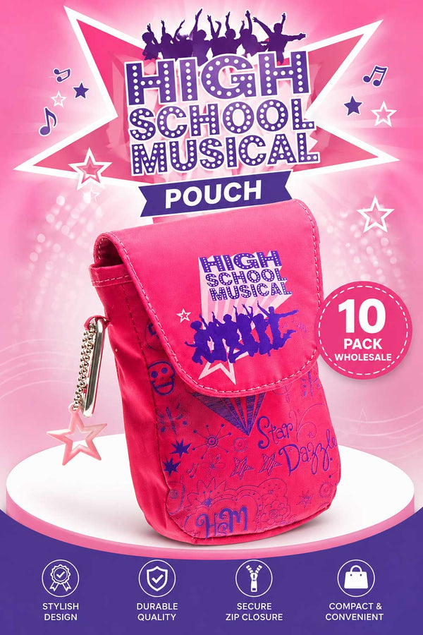 10 Pack High School Musical Pouch - From 59p Per Unit