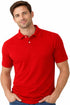 Men's Ribbed Collar Polo Shirt