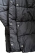 Womens Padded Long Gilet Hooded Puffer Jacket