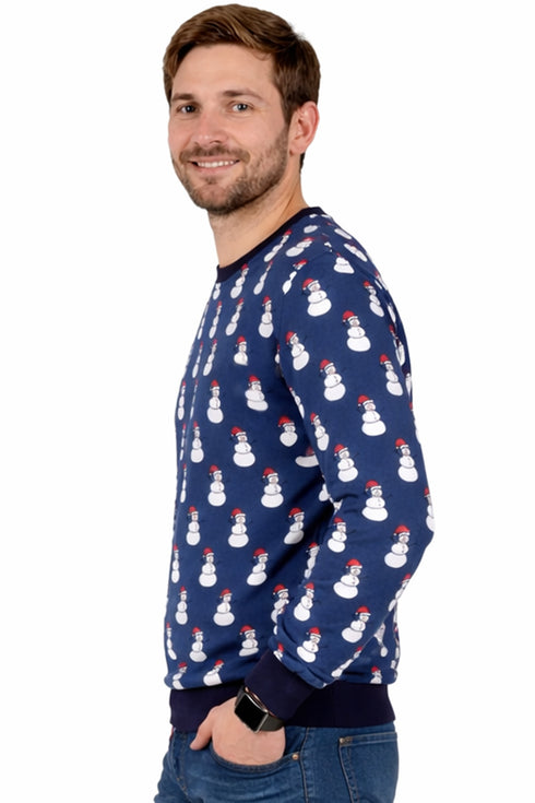 Christmas Long Sleeves Sweatshirt Snowman