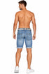 Crosshatch Mens Mid Rise Cotton Shorts